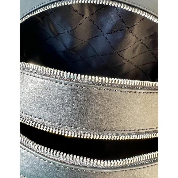 NWT Michael Kors Women Jaycee Logo Backpack (Black)-OS - Picture 7 of 8